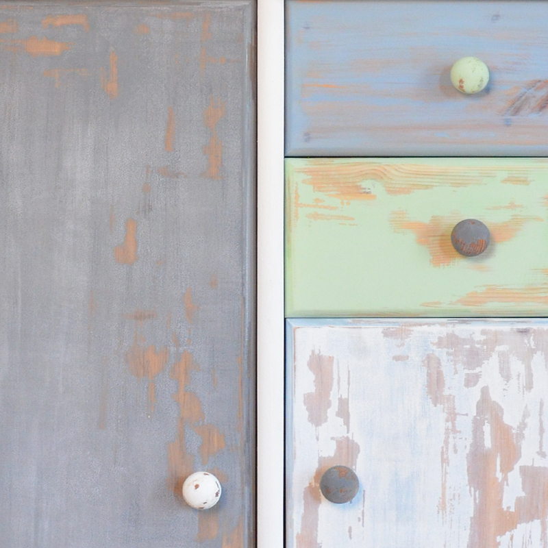 Shabby Chic Kreidefarbe Lasierend