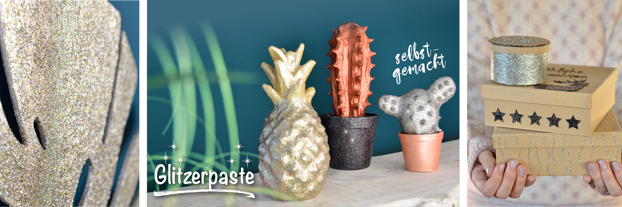 Glitzer Paste Beispiele