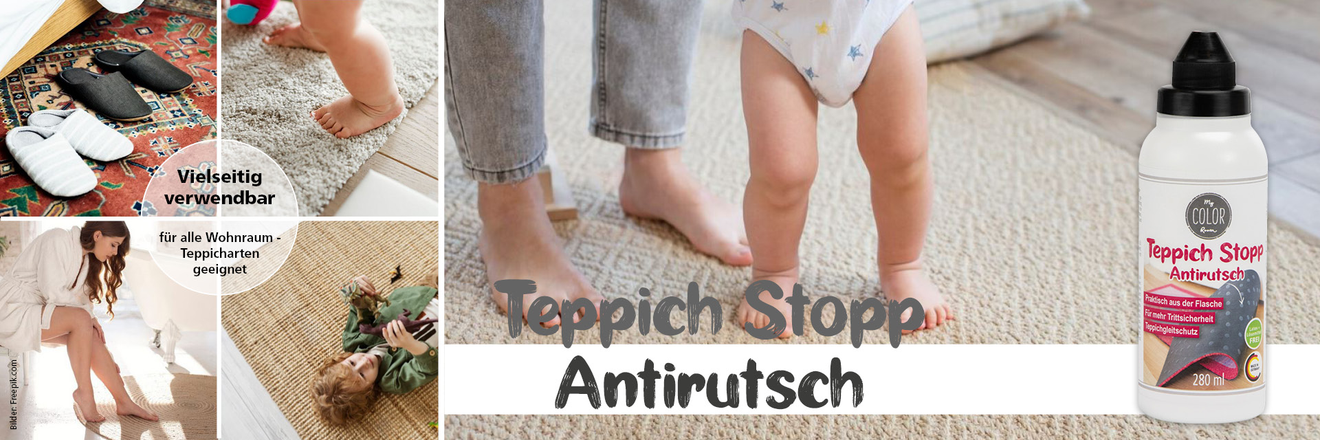Teppich Stopp Anwendung